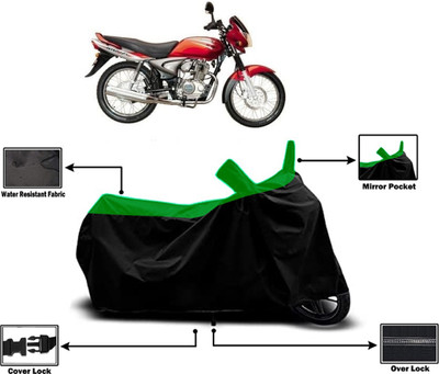 Amexride Two Wheeler Cover for Bajaj(Wind 125, Green)