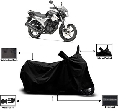 Amexride Two Wheeler Cover for Yamaha(SZ R, Black)