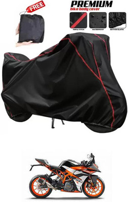 DeepShakshi AUTOMOTIVE Two Wheeler Cover for KTM(RC 390, Black)