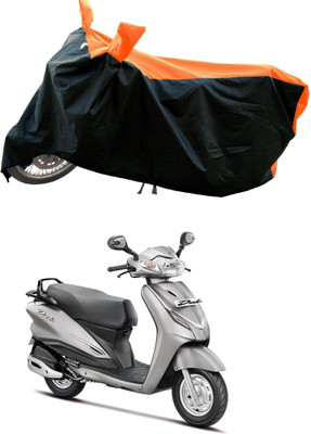 DeepShakshi AUTOMOTIVE Two Wheeler Cover for Hero(Duet VX 110CC, Orange)