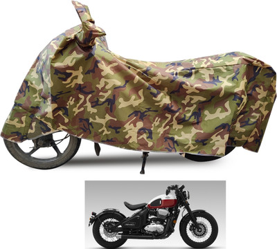 Euro Care Waterproof Two Wheeler Cover for JAWA(Bobber 350, Black)