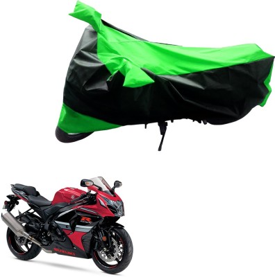 Mdstar Waterproof Two Wheeler Cover for TVS(Sport, Black, Green)