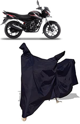 Amexride Two Wheeler Cover for Bajaj(Discover 150 s, Black)