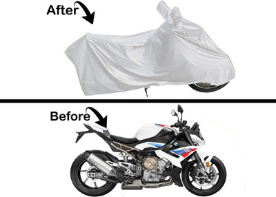 Archistylo Waterproof Two Wheeler Cover for BMW(S1000RR, Silver)