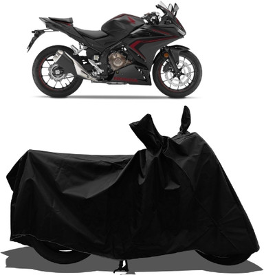 Tricway Waterproof Two Wheeler Cover for Honda(CBR500R BS6, Black)
