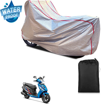 PAGORA Waterproof Two Wheeler Cover for Hero(Maestro Electric, Silver)