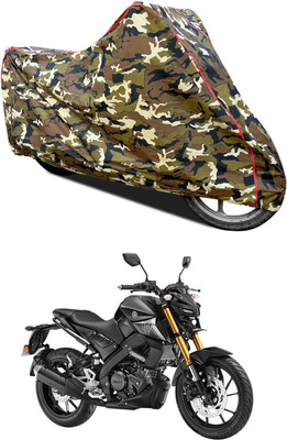 GOSHIV-car and bike accessories Waterproof Two Wheeler Cover for Yamaha(Yellow)