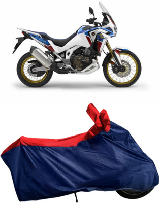 Autofly Waterproof Two Wheeler Cover for Honda(Africa Twin, Blue, Red)