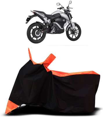 VESMEI Two Wheeler Cover for Revolt(RV Cafe Racer BS6, Orange)
