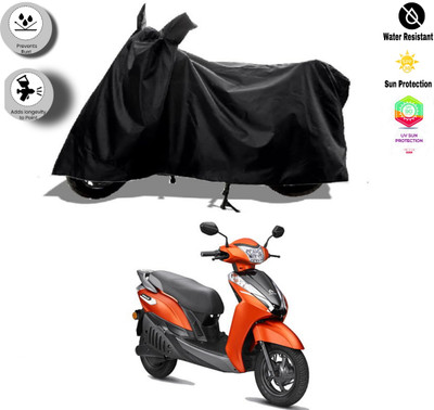 MMSSTAR Waterproof Two Wheeler Cover for Ampere(Magnus Pro, Black)