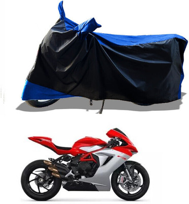 DeepShakshi AUTOMOTIVE Waterproof Two Wheeler Cover for MV Agusta(F3, Blue)
