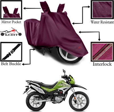 KEDIT Two Wheeler Cover for Hero(Impulse, Maroon)