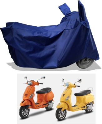 Amexride Two Wheeler Cover for Vespa(Piaggio Vespa, Blue)