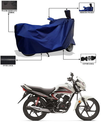 CODOKI Waterproof Two Wheeler Cover for Honda(Dream Yuga, Blue)
