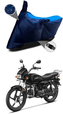 RRZ Two Wheeler Cover for Hero(Splendor I Smart, Blue, Blue)