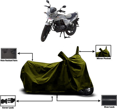 Amexride Two Wheeler Cover for LML(Freedom DX, Green)