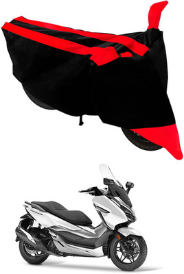 MMSSTAR Waterproof Two Wheeler Cover for Honda(Forza 300, Red, Black)