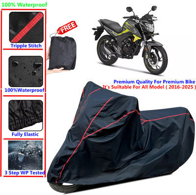 SThanaveX Waterproof Two Wheeler Cover for Honda(CB Hornet 160R, Black)