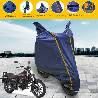 GARREGE Waterproof Two Wheeler Cover for Bajaj(Avenger 400, Blue)