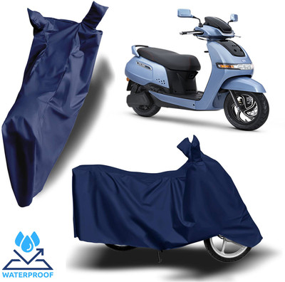 Autoinnovation Waterproof Two Wheeler Cover for TVS(iQube Electric, Blue)