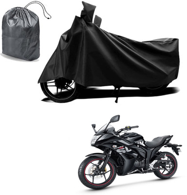 Autoinnovation Waterproof Two Wheeler Cover for Suzuki(Gixxer SF, Black)