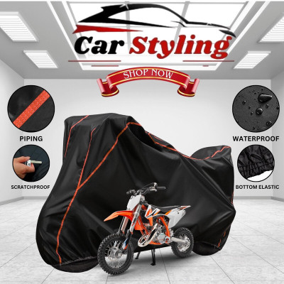 Car Styling Waterproof Two Wheeler Cover for KTM(Black, Red)
