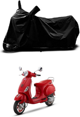 VESMEI Two Wheeler Cover for Vespa(Vespa LX 125, Black)