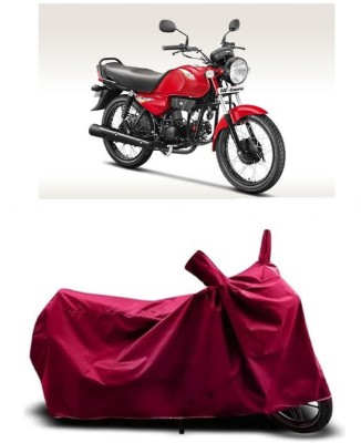 Coxtor Waterproof Two Wheeler Cover for Hero(HF Dawn BS6, Maroon)