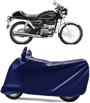 V VINTON Two Wheeler Cover for Hero(Splendor Pro Classic, Blue)