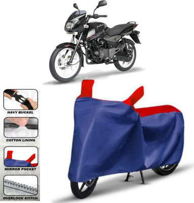 WMIZEXA Two Wheeler Cover for Bajaj(Pulsar 150 DTS-i, Red)