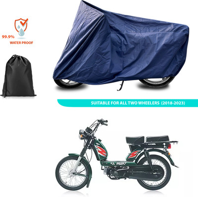 CODOKI Waterproof Two Wheeler Cover for TVS(Heavy Duty Super XL, Blue)