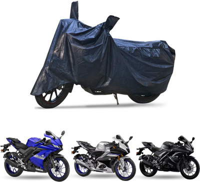 Grandbiker Waterproof Two Wheeler Cover for Yamaha(R15, Black)