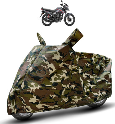 Auto Hub Waterproof Two Wheeler Cover for Honda(SP 125, Brown)