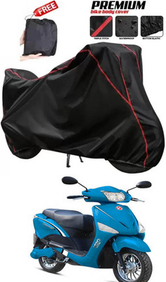 DeepShakshi AUTOMOTIVE Two Wheeler Cover for Hero(Electric Optima, Black)