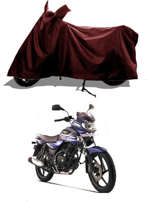 GROFATIK Two Wheeler Cover for Bajaj(Discover 135, Maroon)