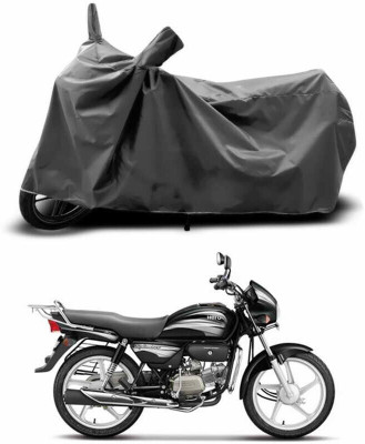 ANTHUB Waterproof Two Wheeler Cover for Hero(Splendor I Smart, Grey)