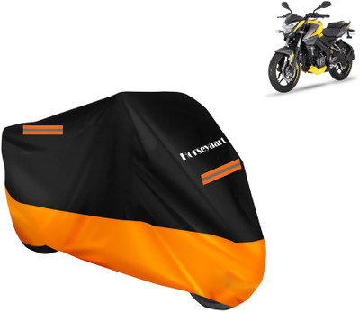 Horseyaart Waterproof Two Wheeler Cover for Bajaj(Pulsar 200 BS6, Orange)