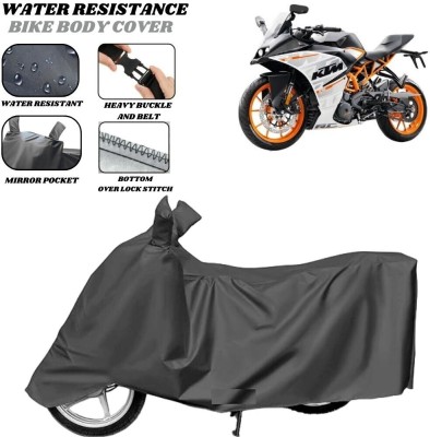 SRP PRODUCT Waterproof Two Wheeler Cover for KTM(RC 390, Grey)