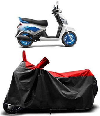 KEDIT Two Wheeler Cover for Mahindra(Gusto Electric BS6, Red, Black)