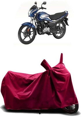 KEDIT Two Wheeler Cover for Hero(Super Splendor, Maroon)
