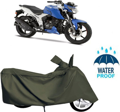 DeepShakshi AUTOMOTIVE Waterproof Two Wheeler Cover for TVS(Green)
