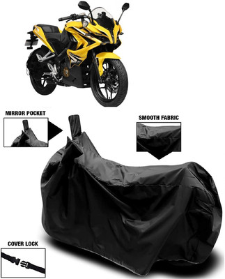MMSSTAR Waterproof Two Wheeler Cover for Bajaj(Pulsar, Black)