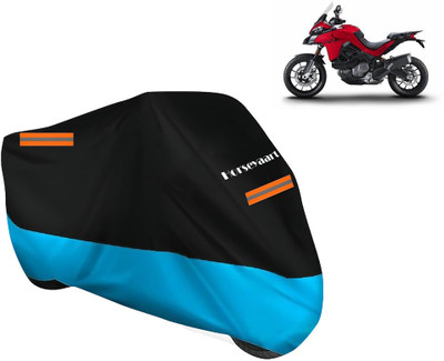 Horseyaart Waterproof Two Wheeler Cover for Ducati(Multistrada, Blue)