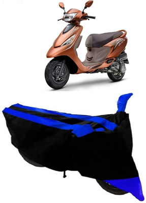 DeepShakshi AUTOMOTIVE Waterproof Two Wheeler Cover for TVS(Zest, Blue)