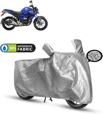 CODOKI Waterproof Two Wheeler Cover for Yamaha(FZ S V3.0 FI, Silver)