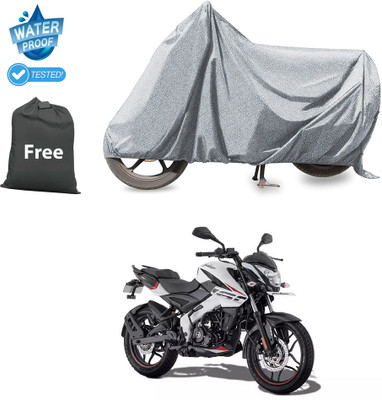PAGORA Waterproof Two Wheeler Cover for Bajaj(Pulsar NS 160, Silver)
