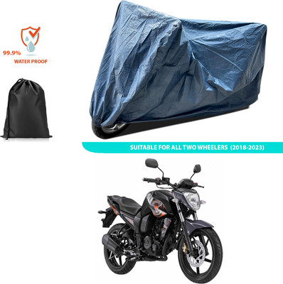 PAGORA Waterproof Two Wheeler Cover for Yamaha(FZ-S FI, Blue)
