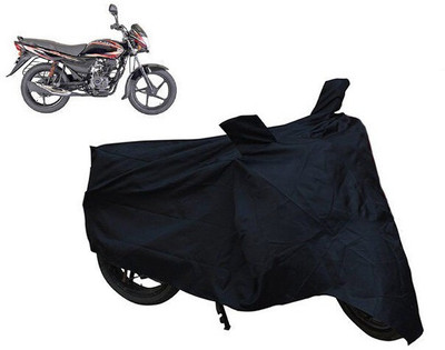Anamika collections Two Wheeler Cover for Bajaj(Platina 100 DTS-i, Black)