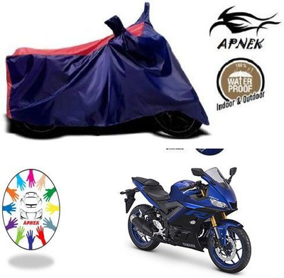 DeepShakshi AUTOMOTIVE Waterproof Two Wheeler Cover for Yamaha(YZF R25, Blue, Red)
