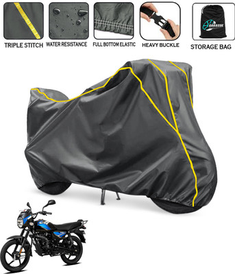 AUTOBIRSA Waterproof Two Wheeler Cover for Bajaj(CT110, Grey)